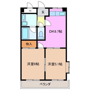間取図 フィリップマーロウ