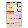 第一セントラルビル 3Kの間取り