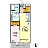 タウンコートⅠ 1LDKの間取り