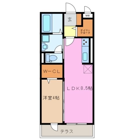 間取り図 タウンコートⅠ
