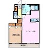 グランファミーユ 1LDKの間取り