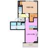 Ｄ-ｃｈａｍｂｒｅ元新町 1LDKの間取り