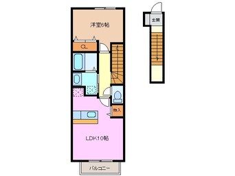 間取図 アムール一本木Ⅰ
