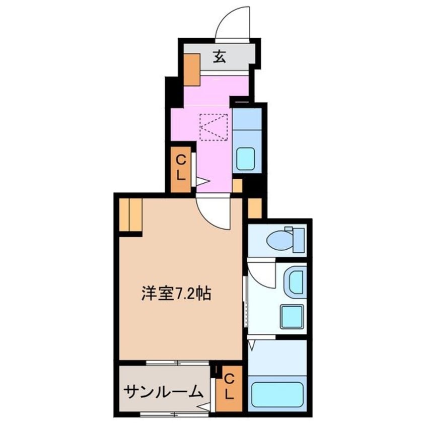 間取図 ＹＳ　ＢＡＳＥ　三つの木