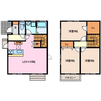 間取図 八剣戸建Ｂ棟