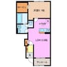 グランドゥール　Ⅱ 1LDKの間取り