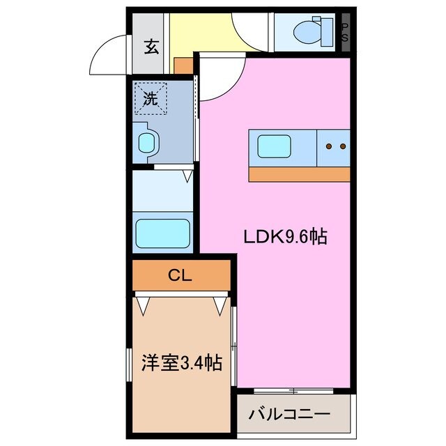 間取り図 LECOCON四日市Ⅴ