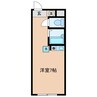 ベース四日市 1Rの間取り