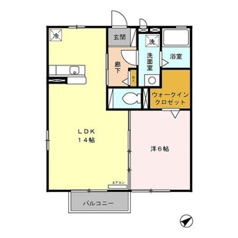 間取図 リビングタウン四日市芝田　A