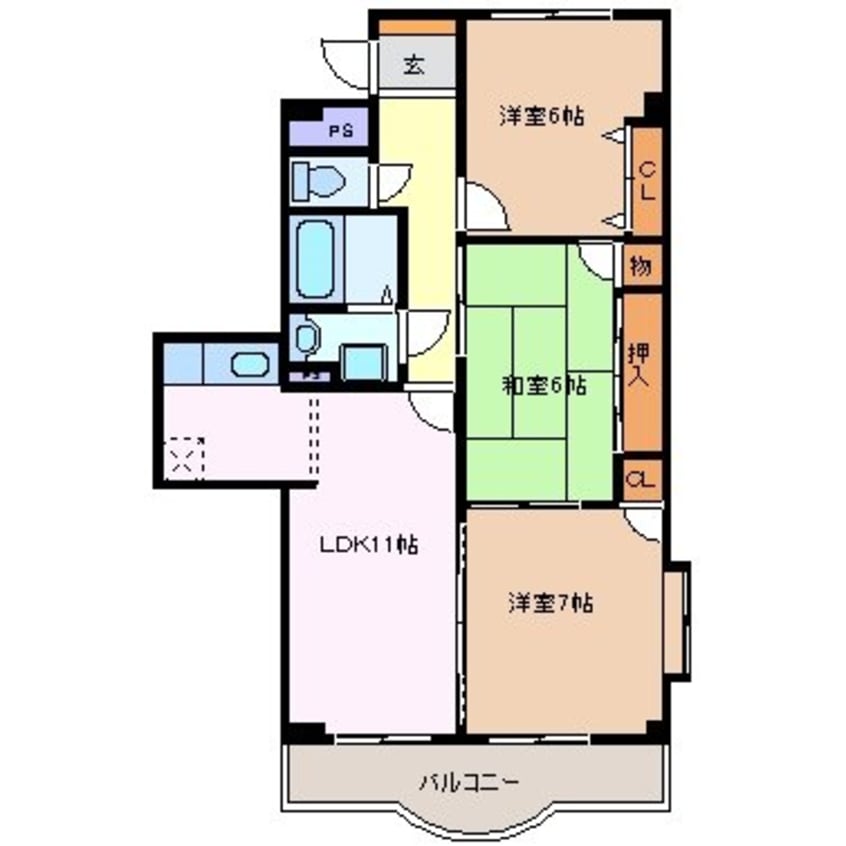 間取図 プラムスクエア