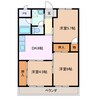 第三セントラルビル 3DKの間取り