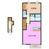 グリーンタウン伍番館 1LDKの間取り