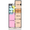 ファインカーサ 3LDKの間取り