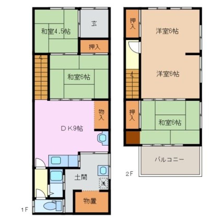間取図 浜一色町一戸建