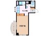マンションさかえ 1Kの間取り