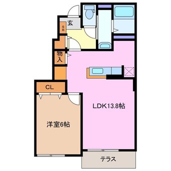 間取図 ランドマーク３１５　Ａ