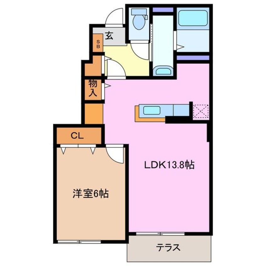 間取図 ランドマーク３１５　Ａ