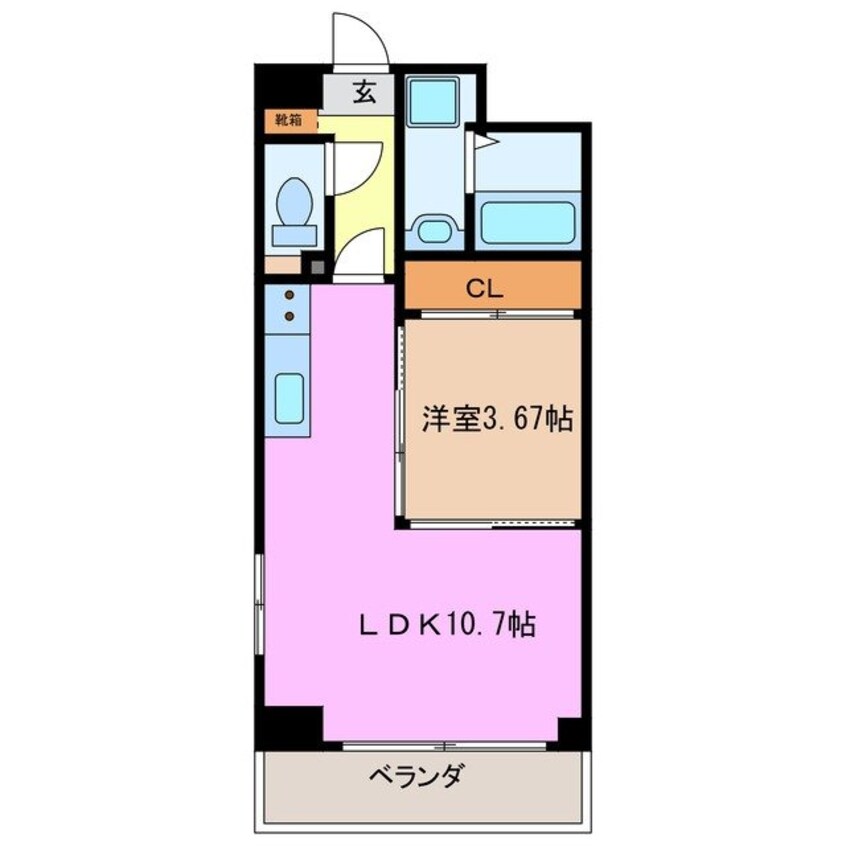 間取図 Ｓ－ＦＯＲＴ四日市元町