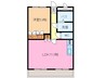ラピュタ壱番館 1LDKの間取り