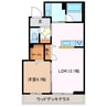 コンフォルタ 1LDKの間取り