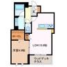 コンフォルタ 1LDKの間取り