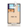 イロハビルディング 1Rの間取り