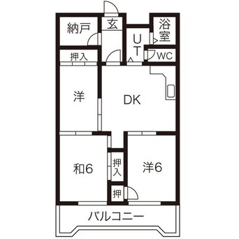 間取図 ロイヤルメゾンＨＡＭＡＤＡ