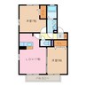 ジュリエッタ　Ａ 2LDKの間取り