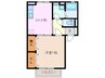 リビングタウン四日市芝田　C 1DKの間取り