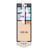 サンピセス 1Kの間取り