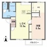 マイハイム日永西 B 1LDKの間取り