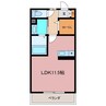 ＭＵＳＨＲＯＯＭ 1Rの間取り