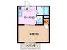 アーバンフラッツ 1DKの間取り