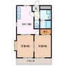 ＹＫ伊倉Ⅱ 2DKの間取り