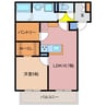 MIYAMADO HILLS 1LDKの間取り