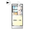 リヴィエールＳＨＩＺＵ 1Kの間取り
