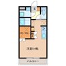 ラグナ四日市 1Rの間取り