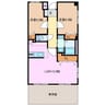 松本ダイヤマンション 2LDKの間取り