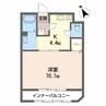 Ｍ’ｓグランデージ 1Kの間取り