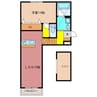 ルミウス 1LDK+Sの間取り