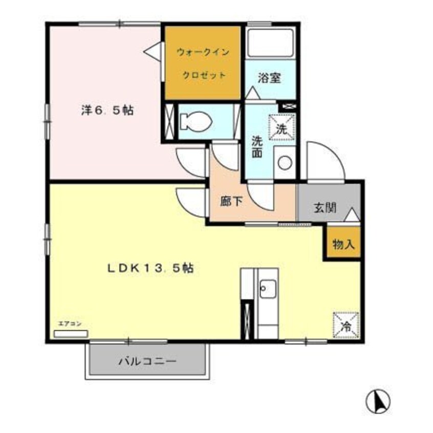 間取図 グランドソレーユ　A