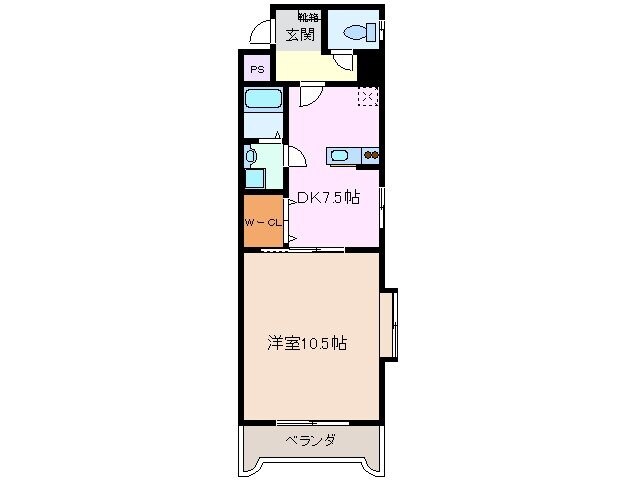 間取り図 タウンエステート西浦