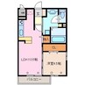 タウンコート堀木 1LDKの間取り