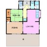 笹川2丁目214借家　中上（北中） 2LDKの間取り
