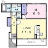 ＦｏｕｒｓｅａｓｏｎｓⅡ 1LDKの間取り