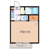 アドミラブールA棟 1Kの間取り