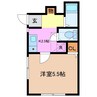 モンパレス２ 1Kの間取り
