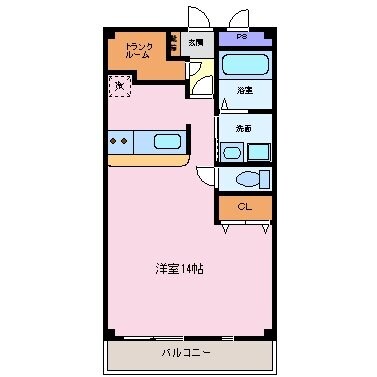 間取り図 ｉｚｍ　ＨＩＮＡＧＡ　Ｂ棟
