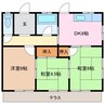 河村アパート 3DKの間取り