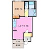 セントラル・デュオ 1LDKの間取り